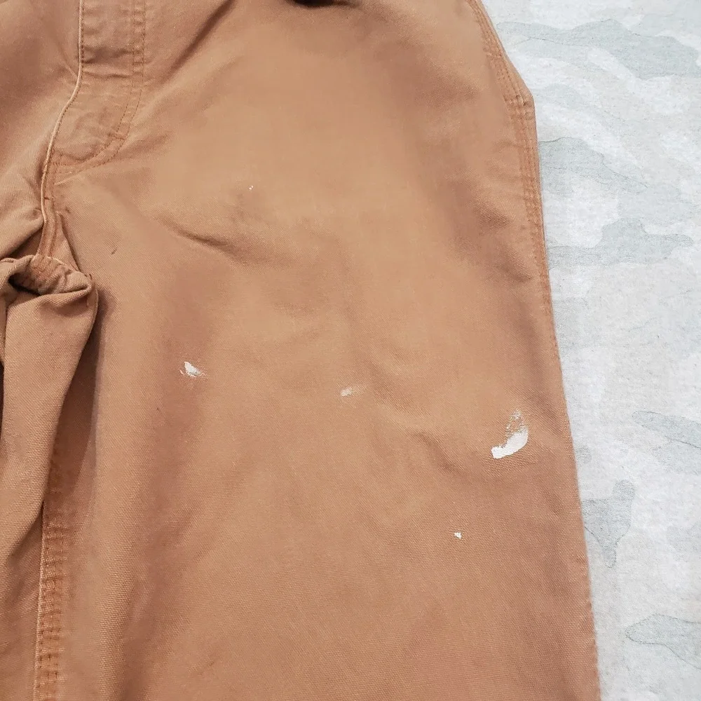 Tyndale‎ FR Pants Mens 38x32 Fire Resistant Work Wear Brown Pockets
